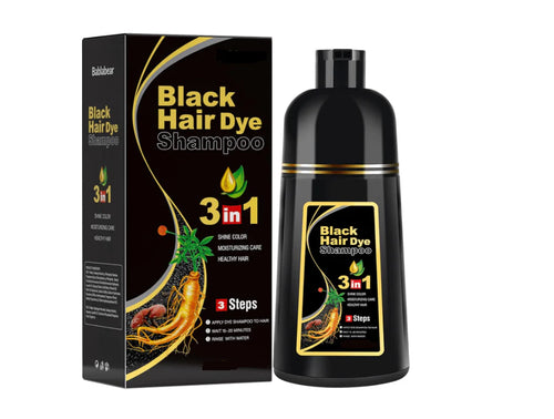 Hair Dye Shampoo  شامبو صبغة الشعر الأسود 3 في 1
